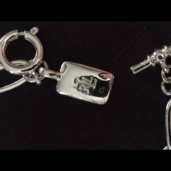 NWOT Ralph Lauren Silver Earrings & Bracelet - Picture 2 of 3